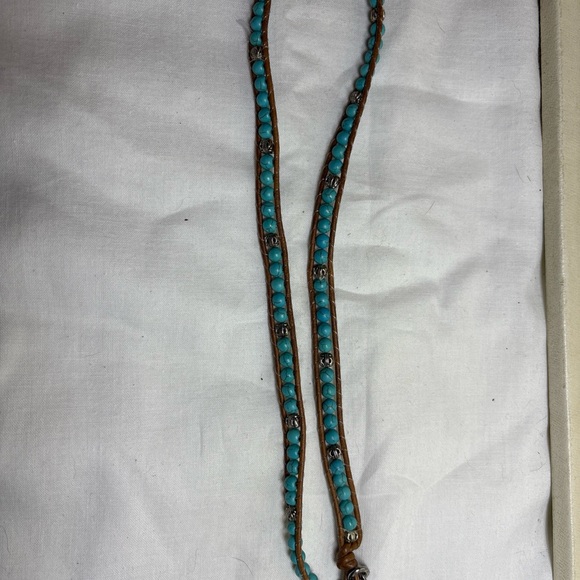 Turquoise Beaded Necklace - Picture 1 of 7
